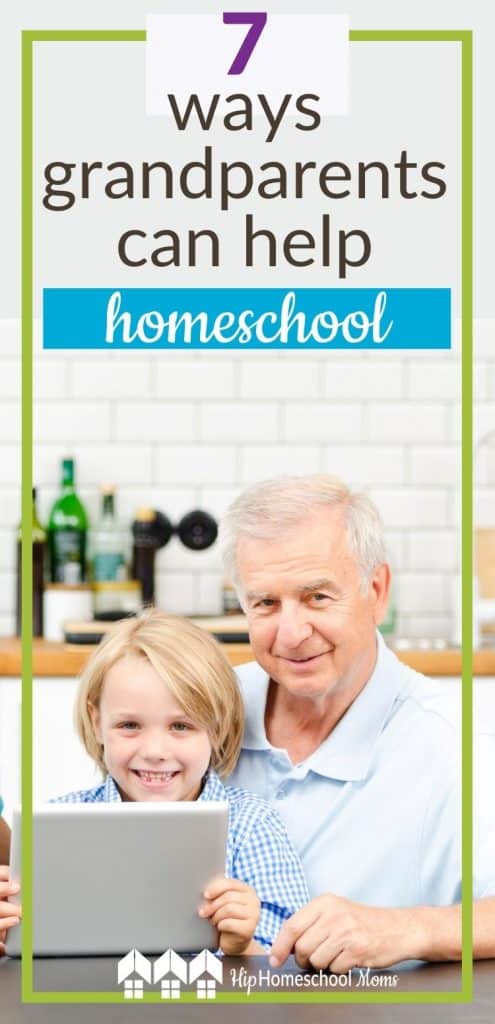 There are many ways grandparents can help homeschool! Whether they live nearby or far away, grandparents can be an asset to your homeschool!