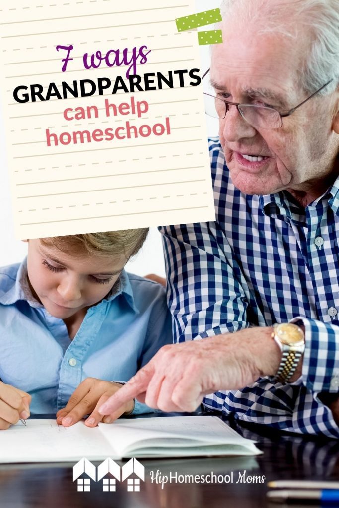There are many ways grandparents can help homeschool! Whether they live nearby or far away, grandparents can be an asset to your homeschool!