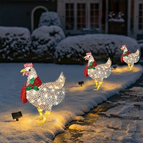 DEAL ALERT: Light-Up Chicken LED Outdoor Decorations is 70% off!!