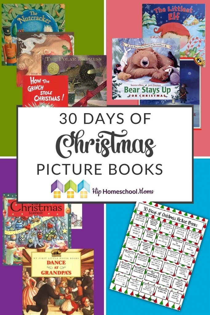 If you'd like to spend some time reading with your kiddos during the Christmas season, take a look at these 30 days of Christmas picture books!