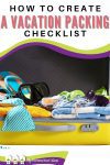 Vacationing is easier when you have a vacation packing checklist! This article will tell you how to create one for your specific needs.