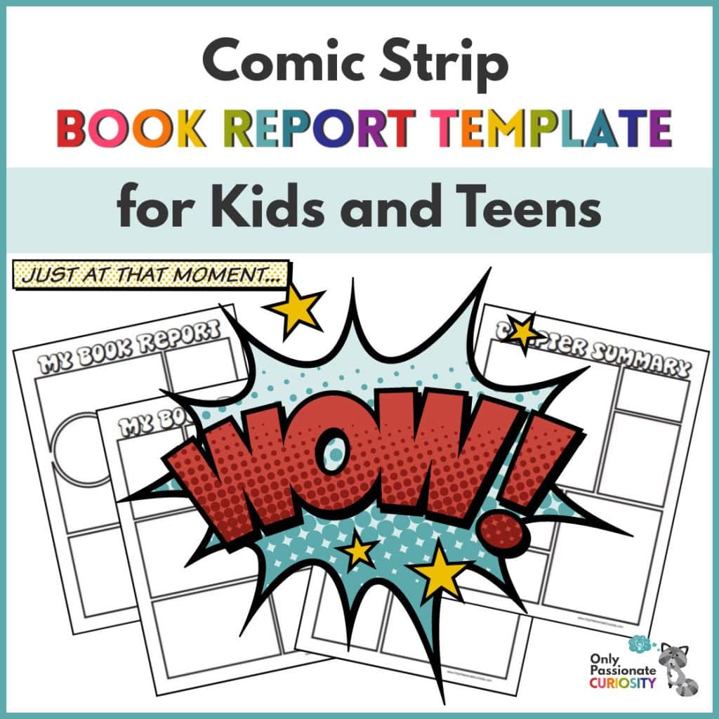 comic strip book report 