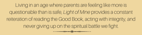 Review of Light of Mine reviewer quote