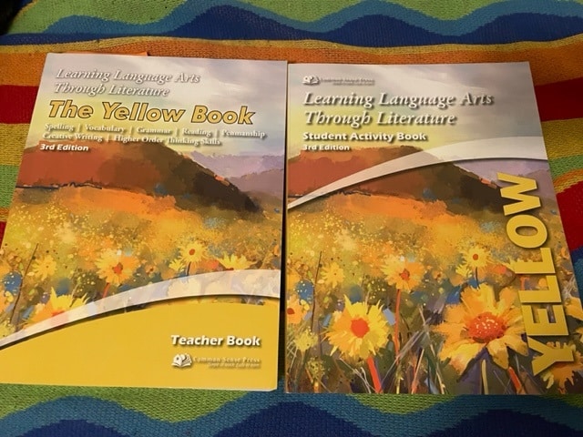 Language Arts Homeschool Curriculum - Learning Language Arts Through Literature Yellow Book and Student Activity Book