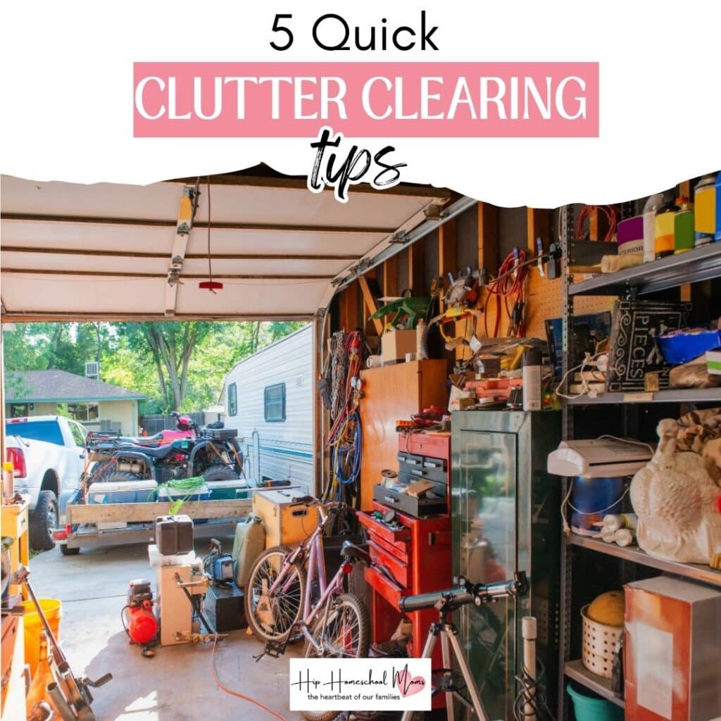 5 quick clutter clearing tips