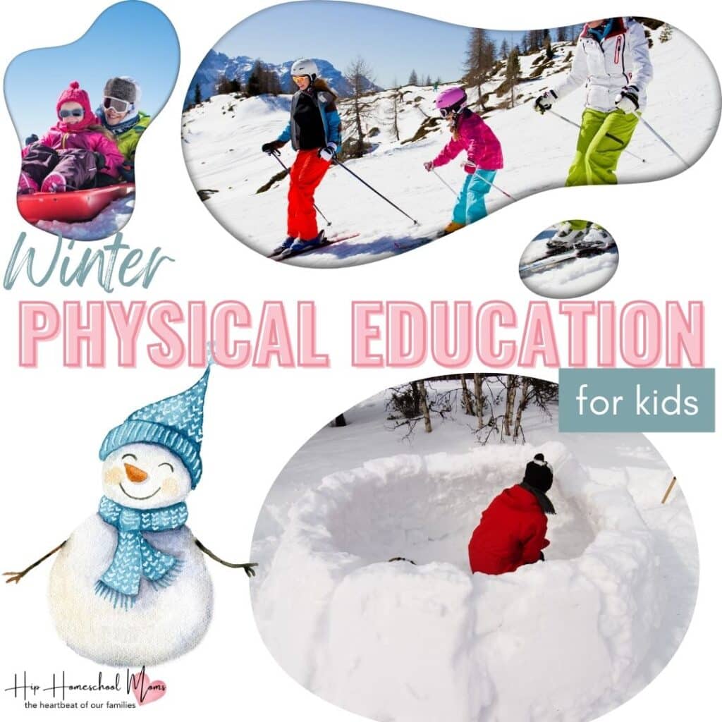 physical exercises for kids in winter